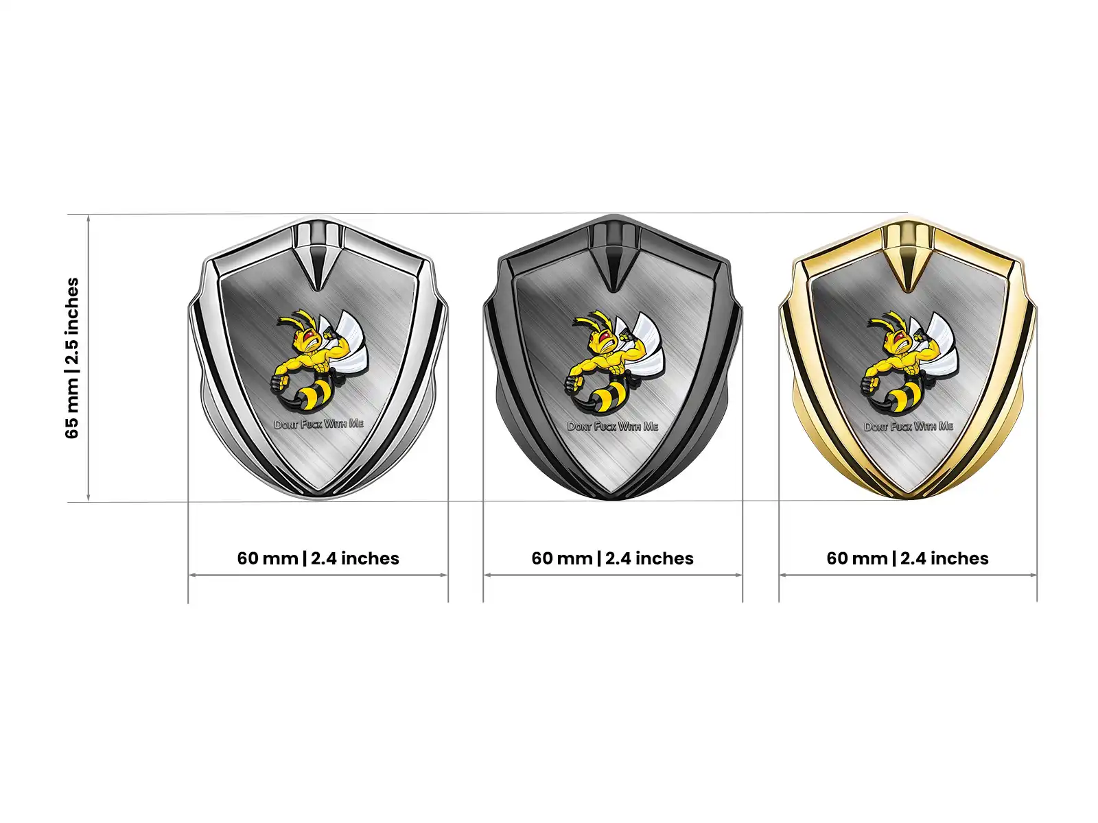 Car Brand Badges High-End Feel Drift Style